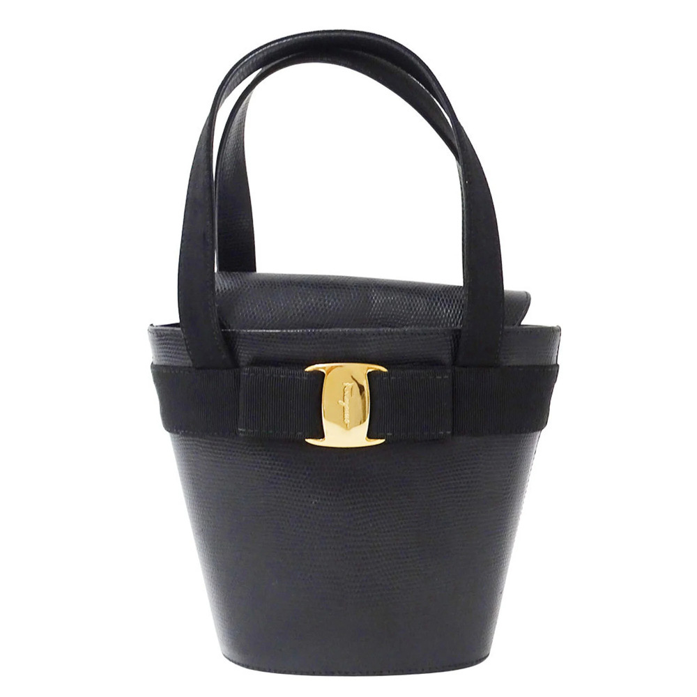 Salvatore Ferragamo Ferragamo handbag for women, brand name, Vara ribbon, lea...